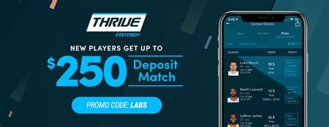 thrive fantasy promo code|thrive fantasy sports betting.